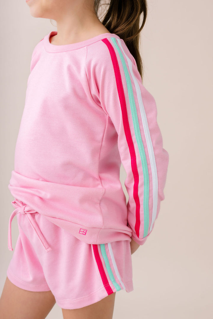 Savannah Jogger Short Set - Taffy Pink