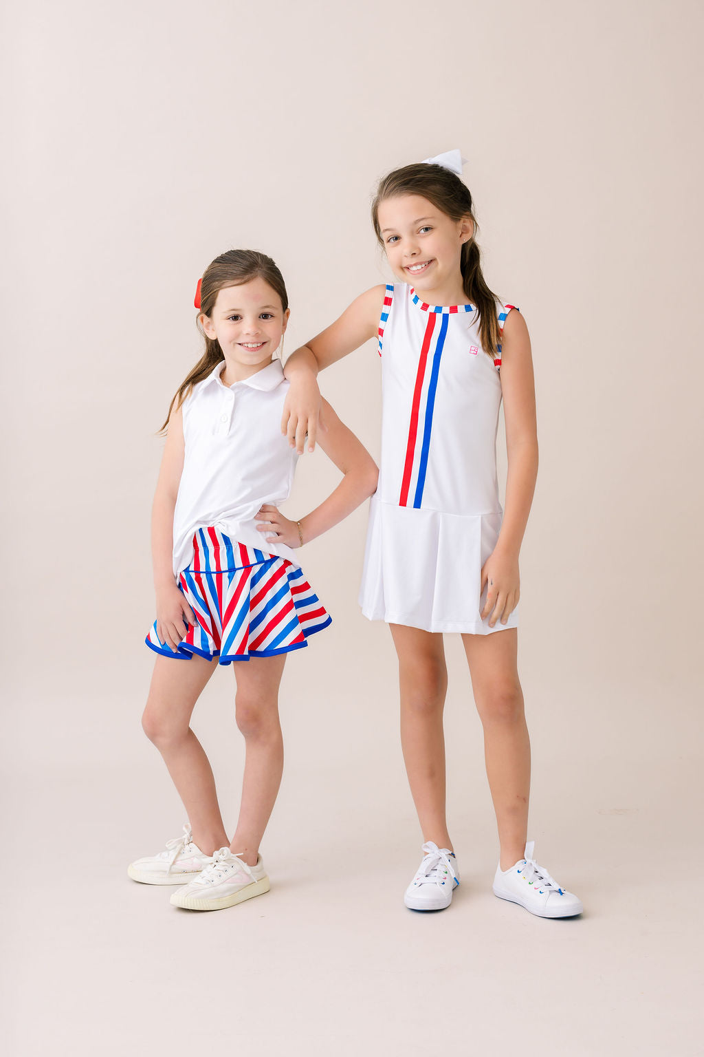 Quinn Skort - Bold, Brave, Blue