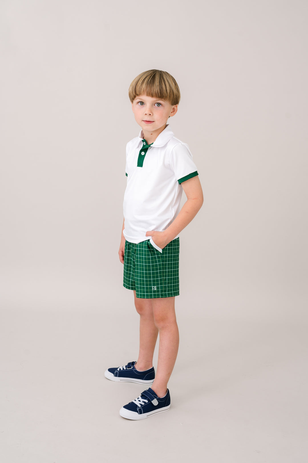Nathan Short - Country Club Windowpane,  Pure Coconut