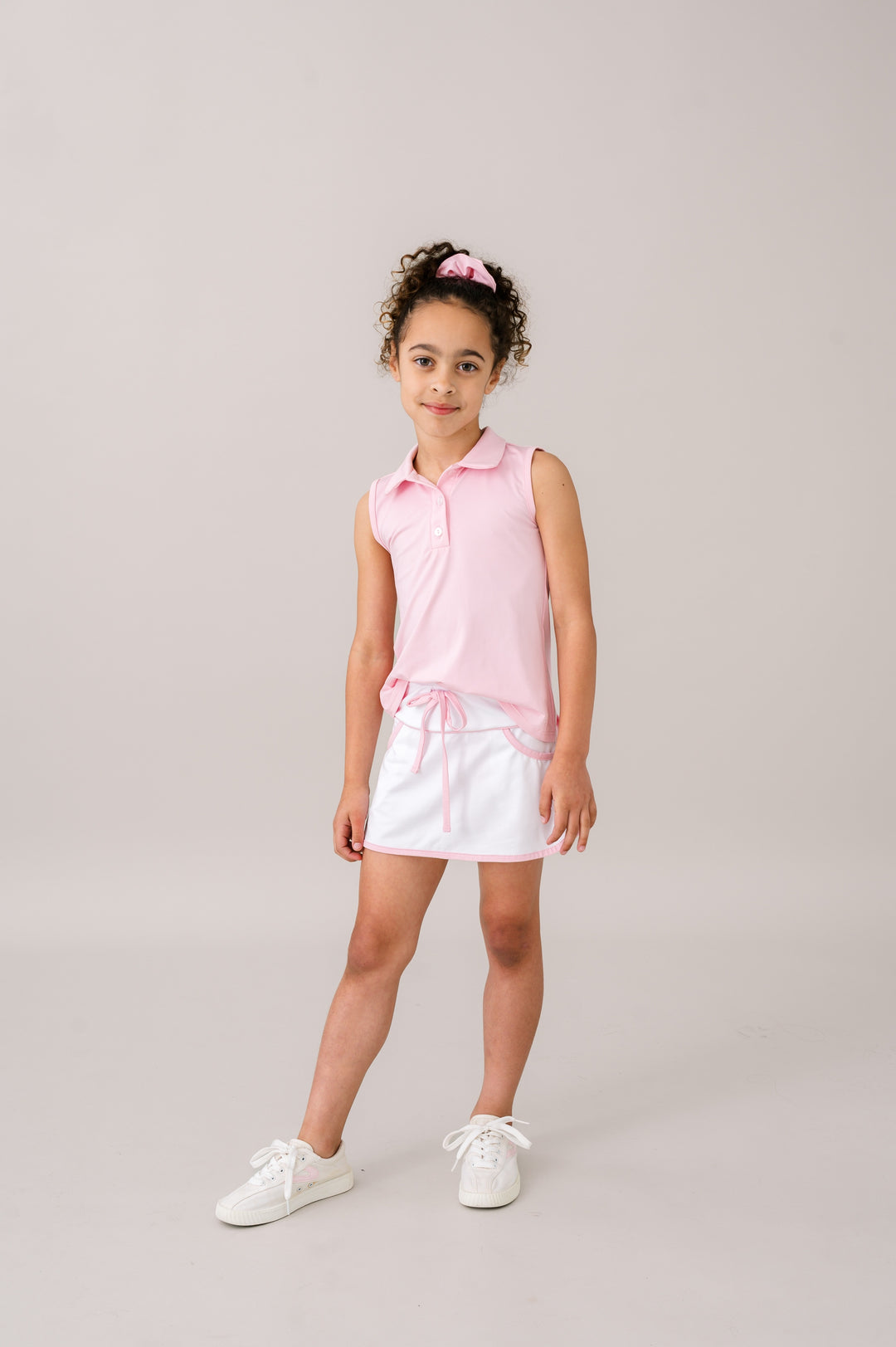 Tiffany Skort -  Pure Coconut, Cotton Candy Pink