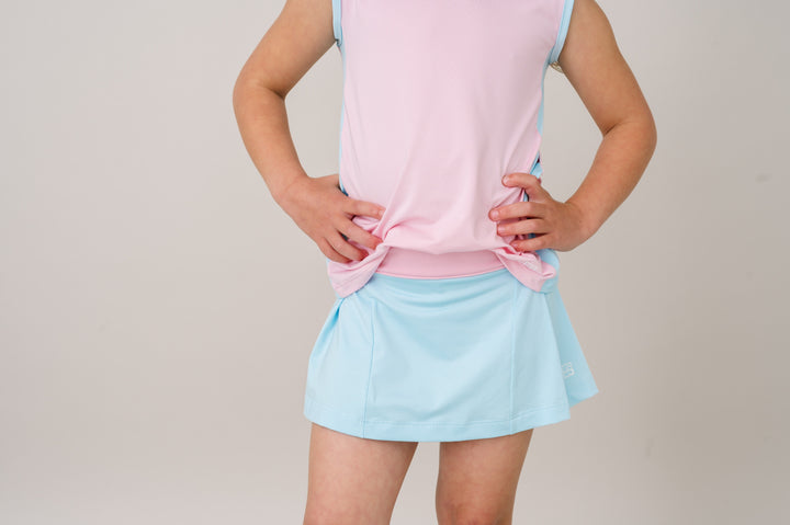Sarah Skort -  Cotton Candy Blue, Cotton Candy Pink