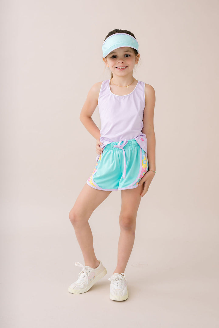 Riley Tank -  Petal Purple, Pure Coconut