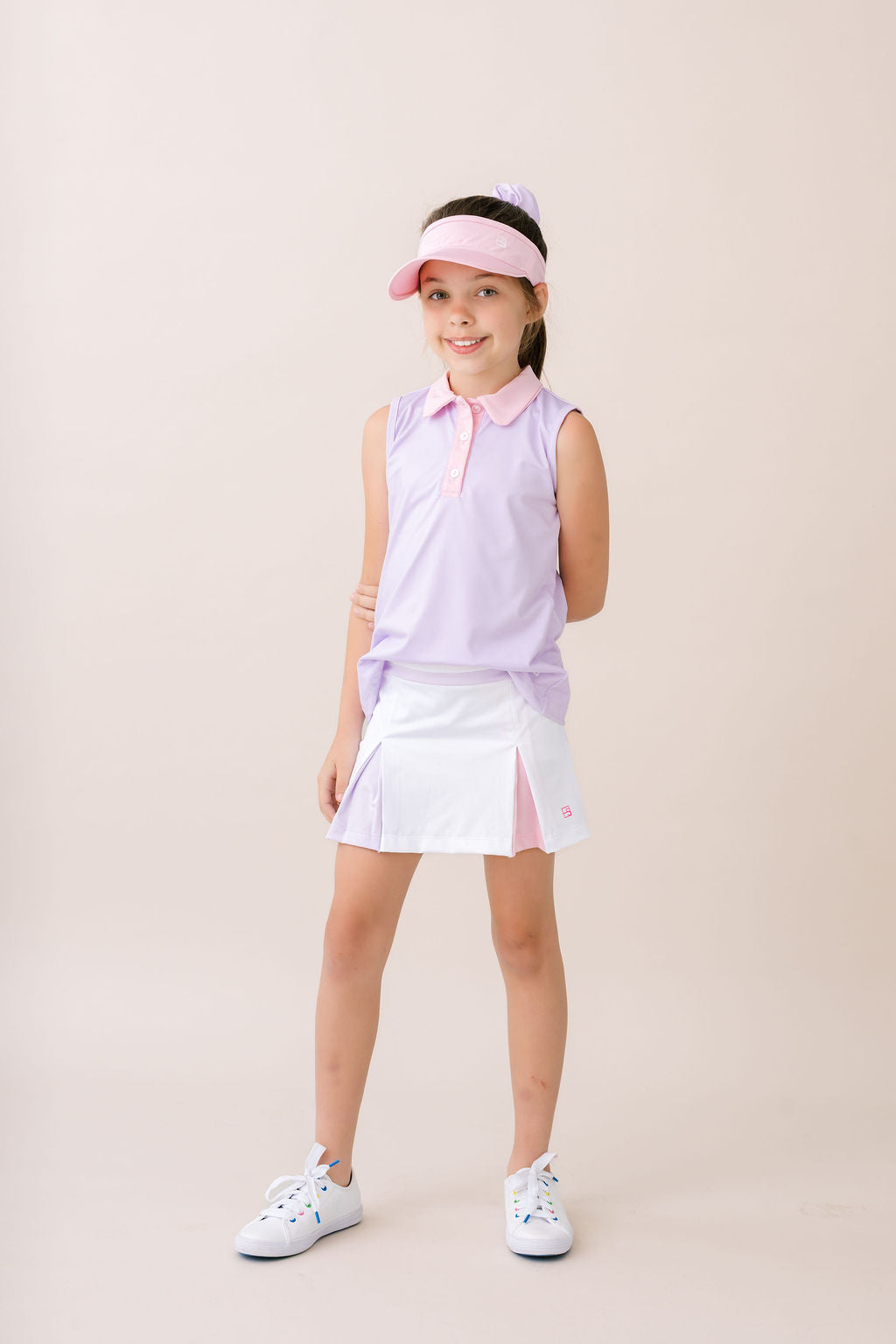 Gabby Tank -  Petal Purple, Cotton Candy Pink