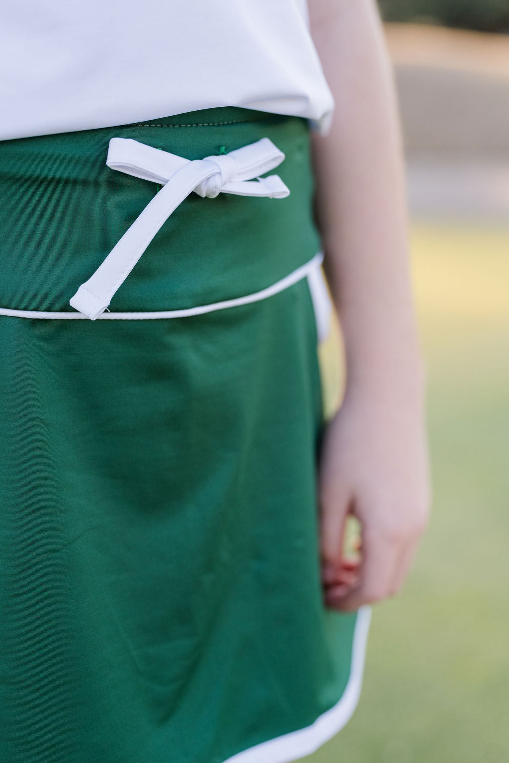 Tiffany Tennis Skort -  Augusta Green, Pure Coconut