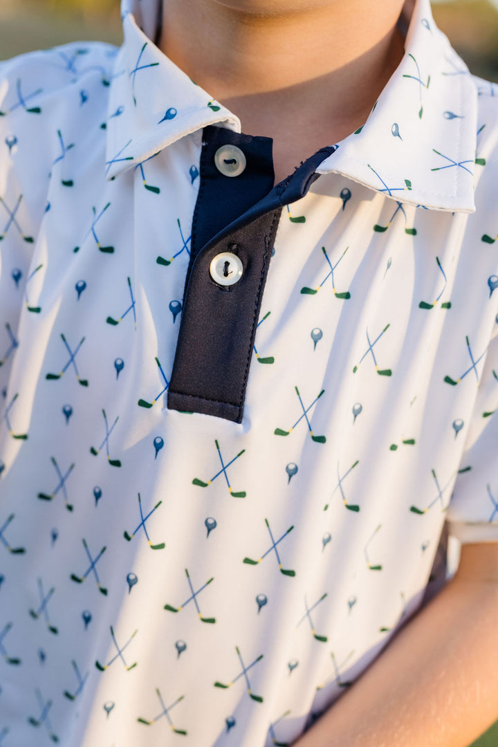 Parker Polo - Fairway Finder,  Nantucket Navy