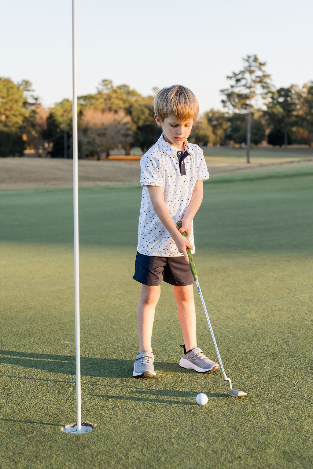Parker Polo - Fairway Finder,  Nantucket Navy