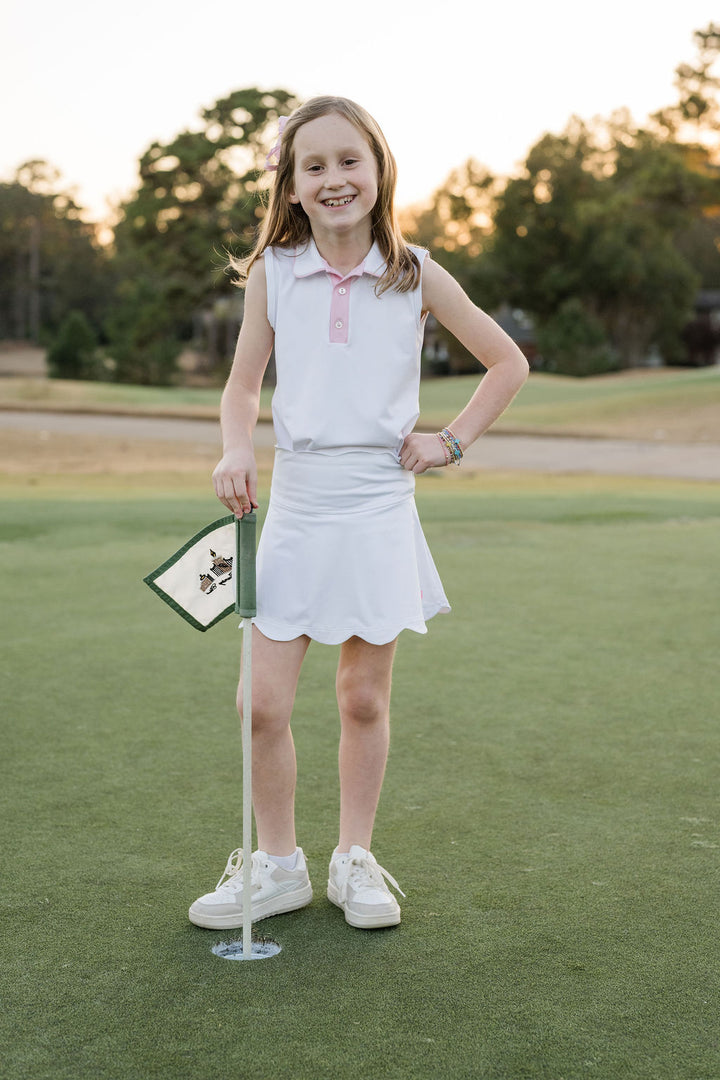 Zoe Scallop Skort -  Pure Coconut