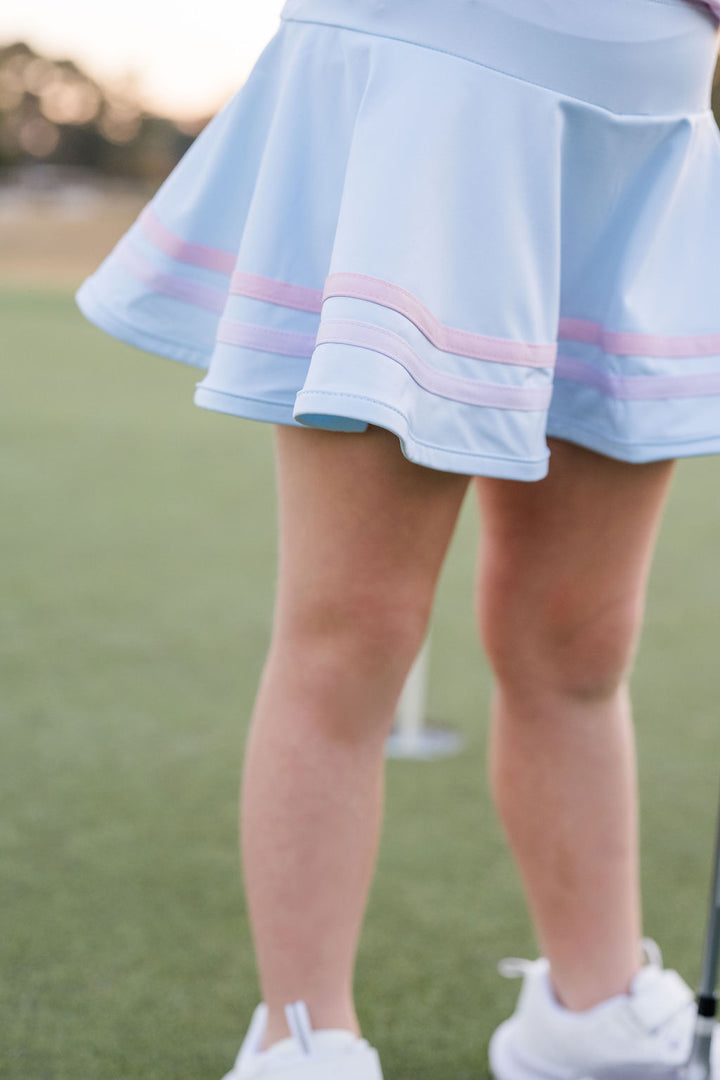 Callie Skort - Cotton Candy Blue,  Cotton Candy Pink, Petal Purple