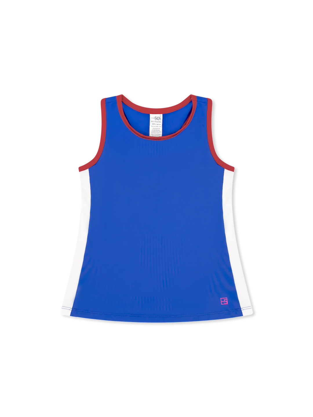 Drew Tank - Resort Royal, Pure Coconut, Candy Apple Red