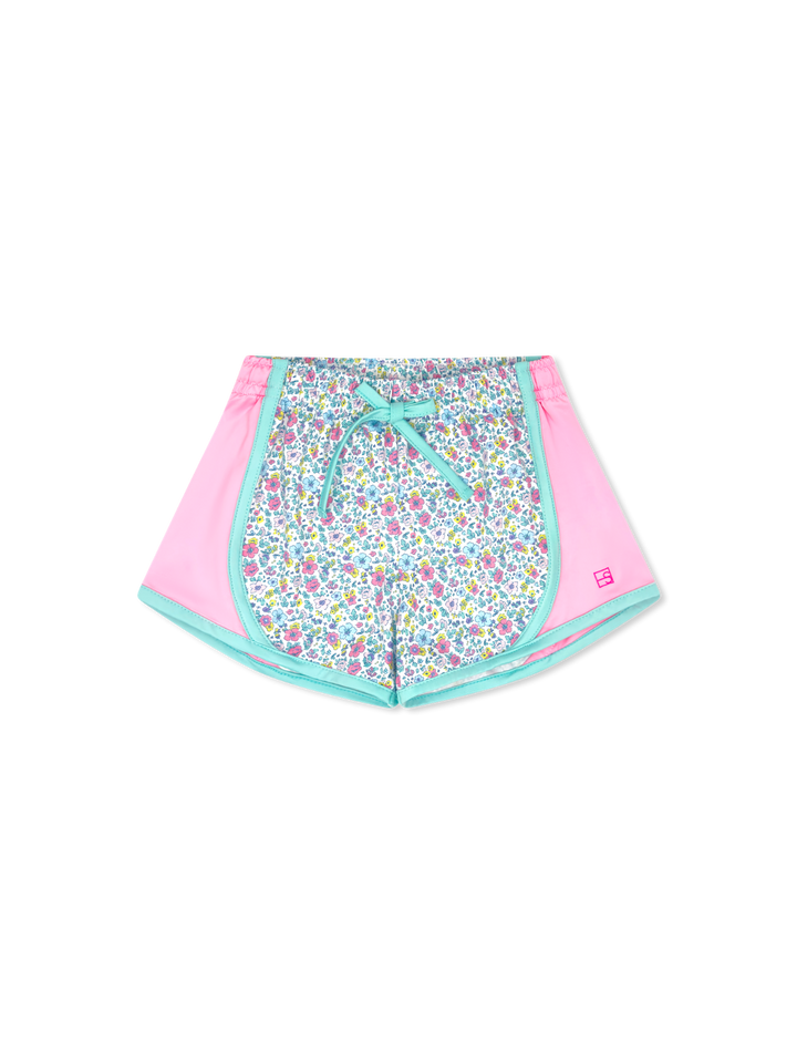 Elise Short - Whimsy Wildflowers, Flamingo Pink, Totally Turquoise