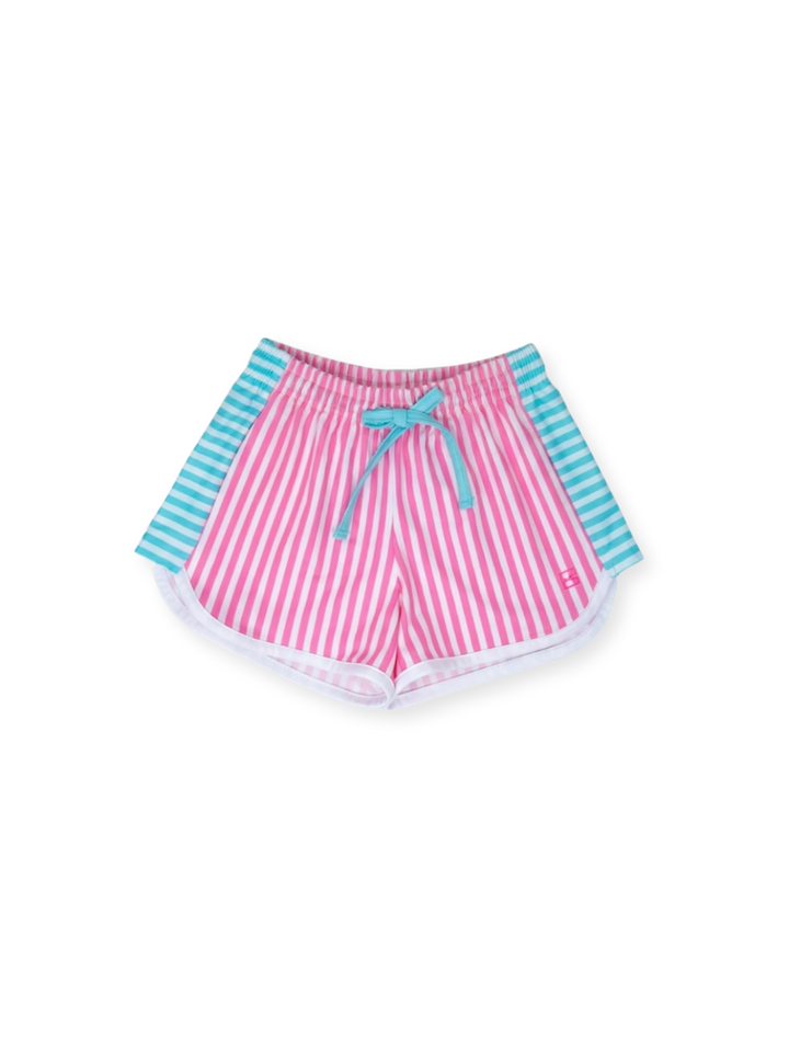 Annie Short - Flamingo Pink Stripe, Totally Turquoise Stripe