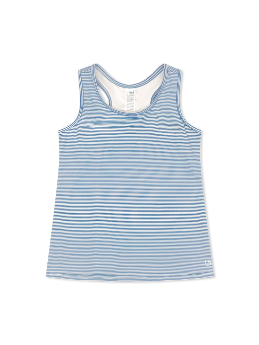 Rory Razorback Tank - Baton Rouge Blue Ministripe