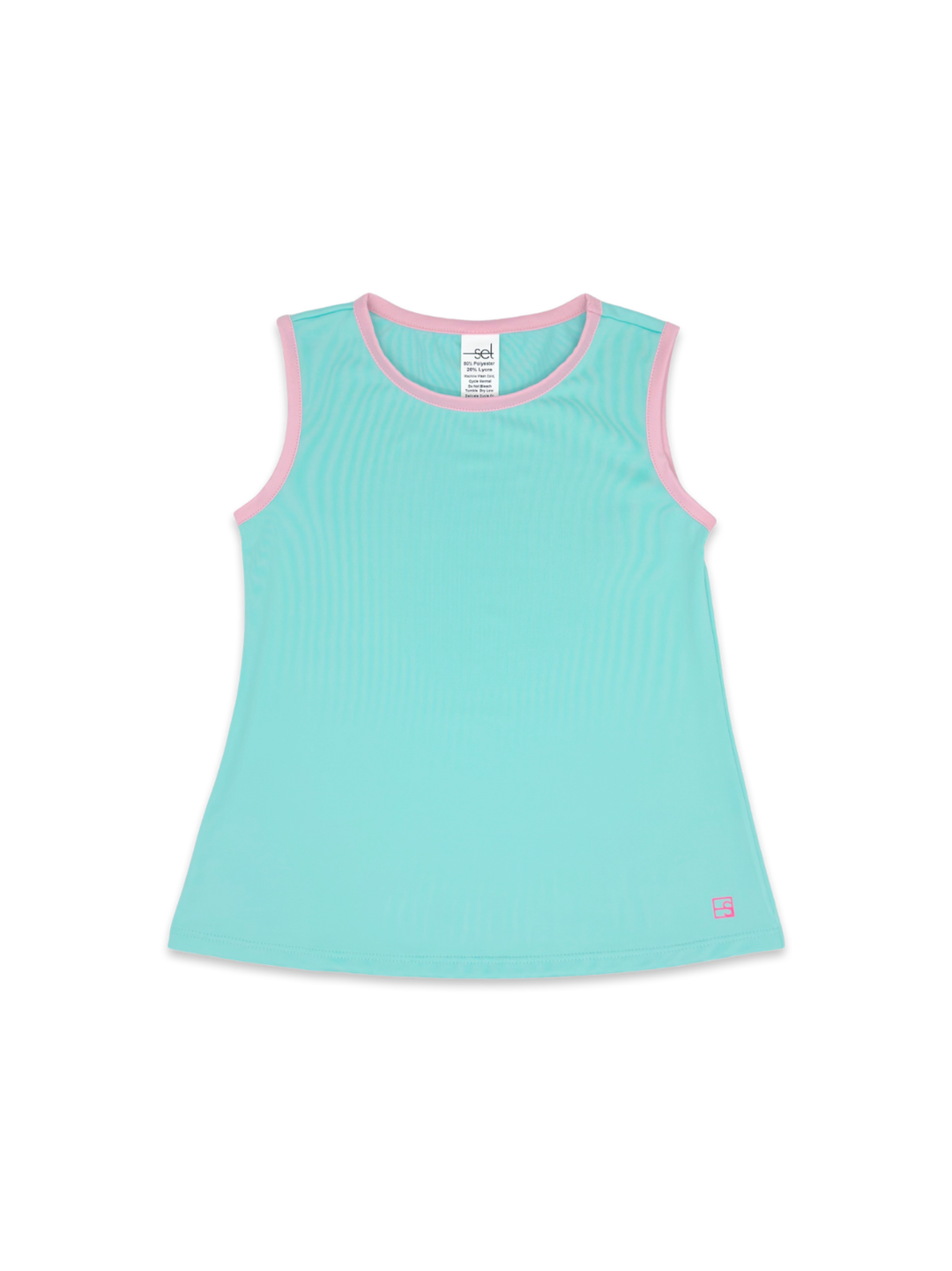 Tori Tank - Totally Turquoise, Cotton Candy Pink