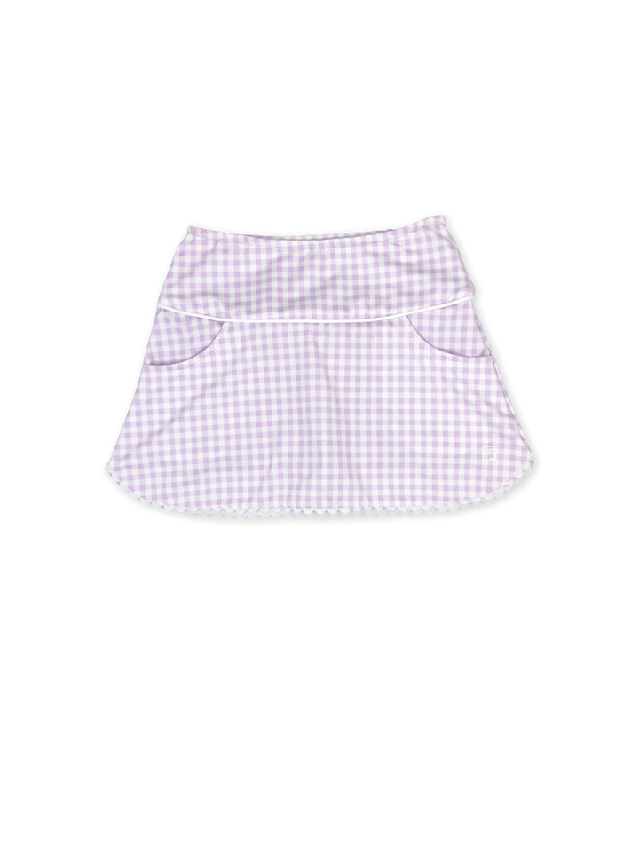 Tiffany Skort - Petal Purple Gingham